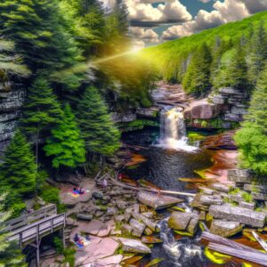 Urlaub West Virginia • Blackwater Falls State Park (Sehenswürdigkeiten)